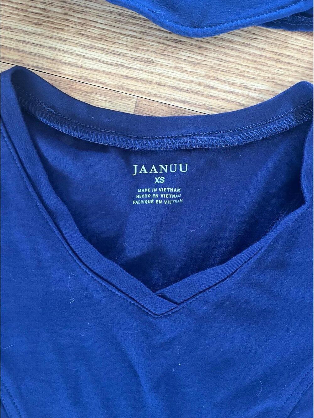 Women’s XS Navy Jaanuu Medical Scrub Tops - Picture 5 of 7